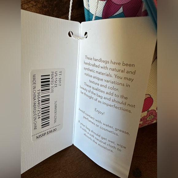 Trina Turk $98 MSRP Summer Floral Clutch Bag - Picture 4 of 15